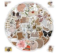 JEYORZY 120 Pcs Stickers,Vintage Pegatinas Aesthetic, Pegatinas Scrapbooking,Pegatinas Journal,para Bricolaje, áLbumes de Recortes, Calendario, Libro de Fotos,Cuaderno,Botellas de Agua,Monopatín