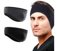 JEYORZY 2 PCS Cinta Pelo Deporte para Pelo Orejeras Deportivas, Diadema con Orejeras de Forro Polar, Banda Elástica para el Sudor para Deportes al Aire Libre, Correr, Ciclismo, Esquí, Fútbol
