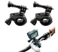 JEYORZY 2 pcs Soporte para Manillar de Bicicleta,Soporte para Bicicleta para Cámara de Acción,Soporte de Deportiva Camara para GoPro Hero, Soporte Universal para Cámaras Deportivas en Manillar de Moto
