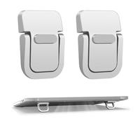 JEYORZY 2 Pcs Soporte portátil Invisible, Mini Almohadilla de enfriamiento de Aluminio, Soportes Teclado Ordenador, Soporte para Teclado de computadora, Soportes de Escritorio ergonómico y liviano