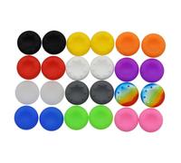 JEYORZY 24 unidades de amortiguadores de goma joystick y tapa de palanca de pulgar, cubierta de silicona para PS5, PS4, Xbox 360 y PS3 Game Controller