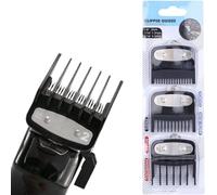 JEYORZY 3 Piezas Peine Límite para Cortapelos, Peine Maquina Cortar Pelo, Recortadores De Peine Guía, Cubierta Protectora Cortadora, Recortador Barba Profesional, Kit de Peine Peluqueria