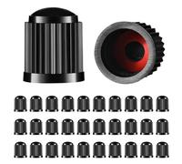 JEYORZY 30 Pcs Tapas de Válvula de Neumático, Tapones Valvula Coche, Tapones Valvulas Ruedas, Cubiertas Universales para SUV, Coches, Bicicletas, Motocicletas, Camiones, Atornillado