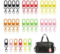 JEYORZY 30 Piezas mosquetón Llavero, Mosqueton Llavero con Forma de Langosta, Mosquetones para Bolsos, mosquetón Giratorio Llavero Langosta Gancho para Bolsas de Claves Colgando Juguete DIY Accesorios