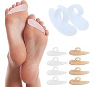 JEYORZY 4 Pares De Almohadillas Para Dedos En Martillo, CorreccióN De Hallux Valgus Almohadillas De Gel Para Dedos En Martillo Correctores De Dedos Del Pie Separador De Dedos, Para Mujeres Y