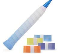 JEYORZY 4 Piezas Cintas de Agarre de Raqueta, Overgrips Padel, Grips Padel Perforados para Raqueta de Tenis,para Bádminton,Antideslizante y de Secado Rápido,Cinta de Agarre para Mango(Multicolor)