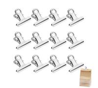 JEYORZY 50 Piezas Clips Oficina,Pinzas Sujeta Manteles,Bulldog Binder Clips,para Etiquetas Bolsas, Alimentos, Tablero de Dibujo, Organizar Documentos, Fotos, Suministros de Oficina