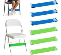 JEYORZY 6 Piezas Bandas Elásticas para Sillas para Niños, Bandas elásticas para la ansiedad Bandas Antiestrés Hinchables Bandas Sensoriales para Sillas para Niños con TDAH, Ueden Aliviar el Estrés