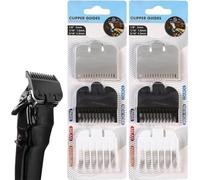 JEYORZY 6 piezas uego de Peines - Peines Maquina Cortar Pelo, Guía para Wahl Cortapelos, Barberos y Afeitadoras Corporales - Kit de recortador barba, para Máquina de Tijera Accesorios para Cortapelos