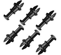 JEYORZY 6pcs Clip de Correa de Sujeción Estante, Clips de Cuerda para Estantería de Paquete, para Estante de Maletero de Coche Soportes para Sombreros, Clips de Estante de Paquete de Maletero de Coche