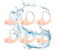 JEYORZY 8 Piezas Pinza de Nariz para Natación Unisex Impermeable Silicona Clip de Nariz Retenedor Fiablepara Pinzas Nariz Natacion para Nadadores de Ocio