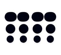 JEYORZY Parches Para Zapatos, 12 Piezas Agujero En Reparacion De Calzado, Parche Autoadhesivo Para Zapatos, Zapatos Parche, Reparación De Daño En El Calzado, Parche Autoadhesivo Redondo Autoadhesivo