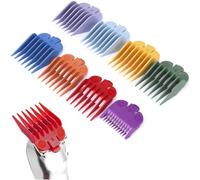 JEYORZY Peine Guía de Profesionales, 8 Piezas Kit de Guías de Peines del Color, Peines Maquina Cortar Pelo, Peine Recortador Depelo Eléctrica, Guía de Corte Peine de Peluquería Juego, Color aleatorio