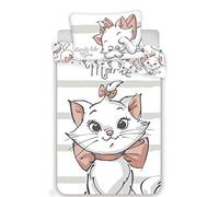 JFabrics Marie White - Juego de funda nórdica (100 x 135 cm, incluye funda de almohada de 40 x 60 cm)