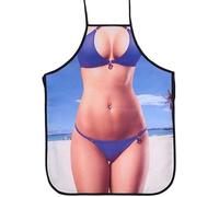 JFAN Delantal Cocina Divertido y Sexy Barbacoa Delantal para Hombre y Mujer