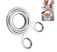 JFangZHZH Abridor de Huevo Acero Inoxidable,Tijera para Huevos,Eiköpfer,Eierschalenöffner,Cortador de Ccáscara,para Huevo Duro Crudo,Blando