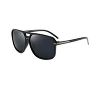 JFBAODAN Gafas De So Hombres Visión Nocturna Cambio Color Transición Amarillo Grandes Sol Polarizadas Gran Tamaño-3 Matte Black Grey
