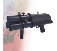 JFBHSD Lanzador De Confeti Eléctrico, Pistola Pulverizadora De Confeti Portátil, Máquina De Efectos De Escenario For Halloween, Navidad, Eventos Especiales Y Fiestas(Withoutlight)