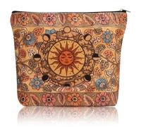 JFEHBFL Bolsa de maquillaje de regalo de Halloween para mujeres, amantes de las películas de terror, bolsa de maquillaje de terror para Halloween, Bolsa de maquillaje bohemia, 9” x 7” x 2” (23cm x