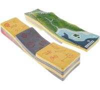 JFFZPZEE Modelo de tectónica de Placas 3D de geología, Modelo de Dispositivo de demostración de sedimentación, Modelo científico de sedimentación geográfica, Instrumento de enseñanza de geografía.
