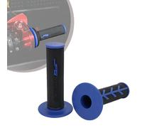 JFG RACING 1 Par de Puños Manillar Motocicleta,Puños Moto 22 mm/24 mm,Puños de Acelerador Antideslizantes para Pit Dirt Bike Motocross-Azul