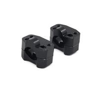 JFG RACING 1 par Elevadores Manillar Moto 28 mm,Abrazaderas de Manillar Elevadores Barra 28 mm para Motocicleta Pit Bike Dirt Bike ATV-Negro