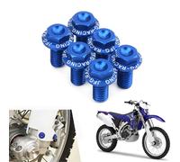 JFG RACING 6 Pernos Protectores Horquillas Delanteras Moto para YZ125 YZ250 1991-2007 YZ250F 2001-2007 YZ450F 2003-2007 WR250F 2001-2019 WR250R/X 2007-2020 WR450F 2004-2018 Azul