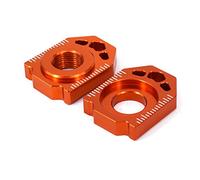 JFG RACING Ajuste Cadena Bloque Eje Trasero Moto para 125-450 SX/SX-F/XC/XC-F 125-530 EXC/EXC-F/XC-W/XCF-W EC250/300/250F/350F 85SX 250EX 300EX Naranja