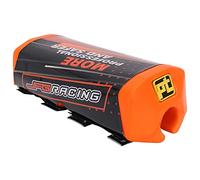 JFG RACING Almohadilla de Manillares,Manillar Protector Redondo Barra Transversal Barra Manillar Moto para Motocross Dirt Bike ATV Quad-Naranja