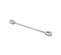 JFG RACING Barra Equilibrio Manillar Moto,Barra Refuerzo Manillar Moto Barra Transversal Universal Ajustable para 22mm Manillar Moto-Plata
