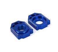 JFG RACING Bloques de Eje Trasero de Motocicleta Ajustador de Cadena para FE390/450/570 FX450 TE125/150/250/300 FE250/350/501 FC250/350/450 TC85/125/250 TX125 TE 150i/250i/300i Azul