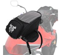 JFG RACING Bolsa Deposito Moto Magnetica,Bolsa Multifunción Mochila Deposito Motos Pequeña Diseño Universal Accesorios Moto para Mayoría de Las Motocicletas Deportivas y Roadster