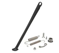 JFG RACING Caballete Lateral Moto,Soporte Rueda Trasera Moto Soporte Caballete Lateral per XC XCW XCF EXC EXCF 150 200 250 300 350 400 450 500 505 530 Nero