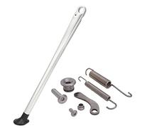 JFG RACING Caballete Lateral Moto,Soporte Rueda Trasera Moto Soporte Caballete Lateral per XCF EXC EXC-F XC XC-W XC-F XCF-W FE FX TE-Argento