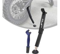JFG RACING Caballete Moto,Caballete Portatil Soporte Rueda Moto con Cepillo Limpieza para Pit Bike Dirt Bike Surron Talaria Sting E-Bike Limpieza o Lubricación Cadena-Negro