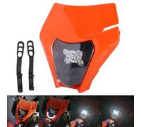 JFG RACING Faros Delanteros Universales Motocross,Faros Careta Delanteros para la mayoría de Motos SX SXF EXC EXCF Motocross Enduro Supermoto-Orange