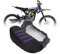 JFG RACING Funda Asiento de Moto de Cross,Funda de Asiento de Motocicleta,Funda de Asiento Antideslizante para Bicicleta Eléctrica Sur-Ron X/S Sur Ron Light Bee-Púrpura