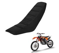 JFG RACING Funda de Asiento de Moto de Cross Universal Cojín de Asiento de Motocicleta para CRF CR KLX KX EXC YZ YZF 80 110 125 250 450 Motocross Pit bike Enduro-Negro