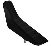 JFG RACING Funda para asiento de moto de cross, funda antideslizante para asiento de motocicleta KLX 140 2015-2024, color negro