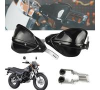 JFG RACING Guardamanos Moto,Protector Manillar Aluminio Paramanos Universal para Manillar de 7/8" 22 mm y 1 1/8" 28 mm Motocross Dirt Bike Off-Road ATV-Negro