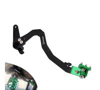 JFG RACING KLX 110 Palanca de pedal de freno, freno trasero plegable CNC de aleación de aluminio para KLX110 KLX110L 2010-2023, verde
