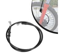 JFG RACING Latiguillo Freno Moto 200cm,Tubo Manguera Embrague Freno Hidráulico Reforzado para Motocross Enduro Dirt Bike-Negro