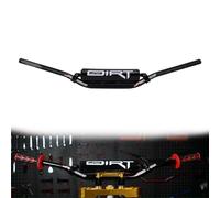 JFG RACING Manillar de moto de cross con almohadilla de espuma universal de 1 1/8 pulgadas 28 mm para SX EXC CRF XR YZ YZF KLX RM DRZ TC TE ATV Motocross Negro