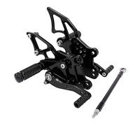 JFG RACING Motocicleta Rearsets CNC ajustable pie trasero clavijas reposapiés para Ninja 300 250 z250 2013 2014 2015 2016