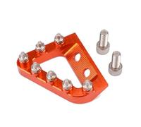 JFG RACING Pedal Freno Moto,Pedal de Freno Trasero Moto Universal -Naranja