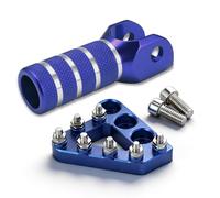 JFG RACING Pedal Freno Trasero Moto + Pedal Palanca Cambios Moto CNC-Azul