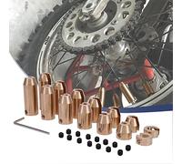 JFG RACING Plomos Equilibrado Ruedas Moto,14 Piezas Paquete Rueda Radios Moto,Equilibrio Radios Rueda Dual,Cruceros Métricos Deportivos,Vintage,Cualquier Otra Rueda Radios