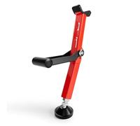 JFG RACING Soporte Elevacion Moto,Soporte Rueda Moto Universal Caballete Rueda Trasera y Delantera Portátil para Limpiar la Cadena o Las Euedas-Rojo 2
