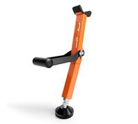 JFG RACING Soporte Elevacion Moto,Soporte Rueda Moto Universal Caballete Rueda Trasera y Delantera Portátil para Limpiar la Cadena o Las Euedas-Naranja