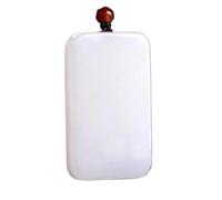 JFGCTYHXY Collar de jadeíta, Collar con colgante cuadrado de jadeíta for hombre y mujer. Cadena envío(B,60 * 40mm)